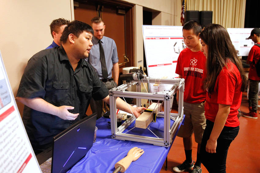 Fresno State engineering students showcase innovative work for Projects