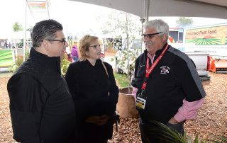 Fresno State President Joseph I. Castro with First Lady Mary Castro and new Ag One Foundation President Don Parreira