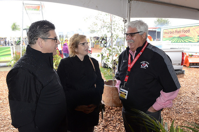 Fresno State President Joseph I. Castro with First Lady Mary Castro and new Ag One Foundation President Don Parreira