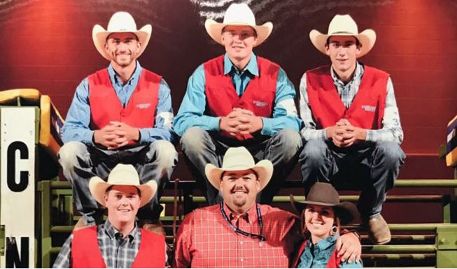 Fresno State Bulldogger places ninth in the steer wrestling final standings at the College Nationals Finals Rodeo.