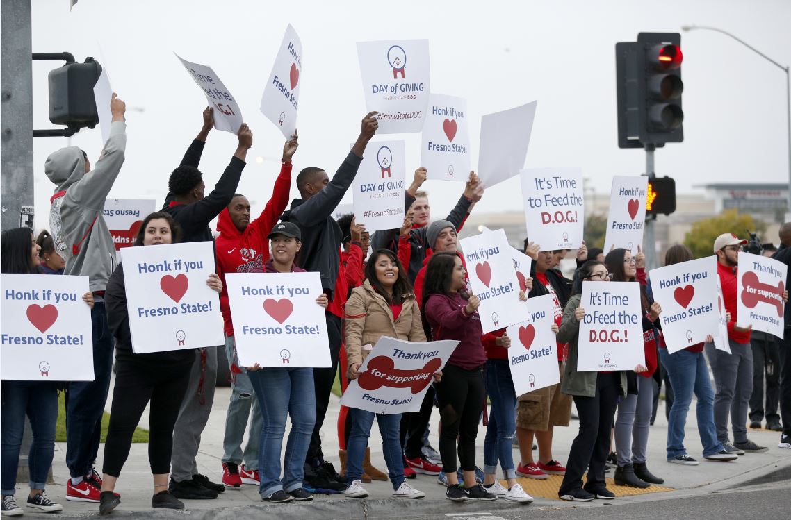 Fresno State thanks the community for a D.O.G. well fed