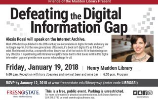Internet Archive director presents ‘Defeating the Digital Information Gap’