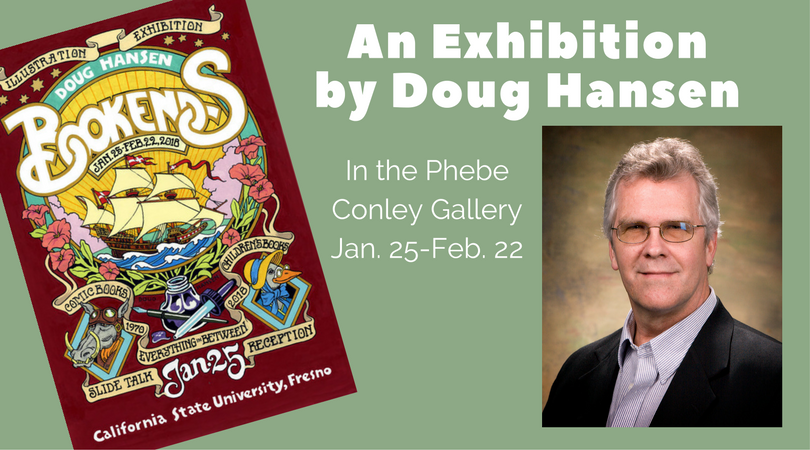 Doug Hansen’s ‘Bookends’ exhibition captures his 45-year illustration career