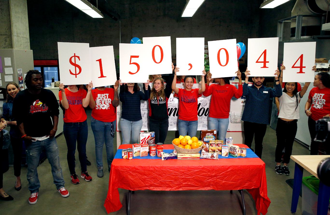 March Match Up exceeds goal of $100,000 to battle student hunger