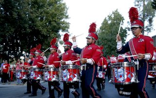 Marching band partners with Yamaha for percussion instruments