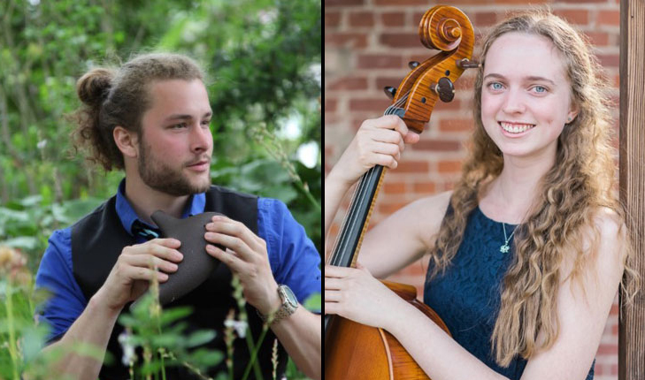 student performers holding their instruments.