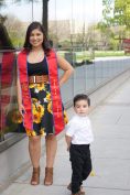 Ana Dominguez and son, Liam