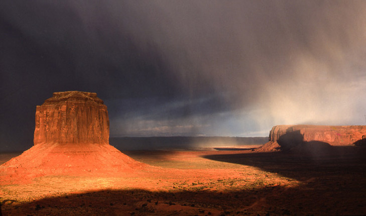 Snowstorm Monument Valley