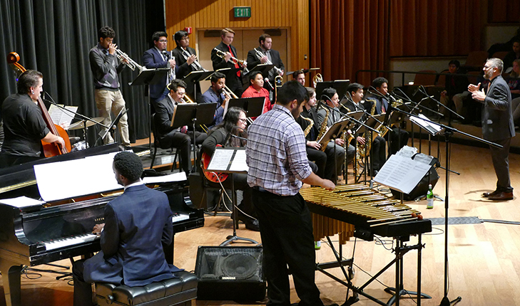 Jazz Orchestra performing