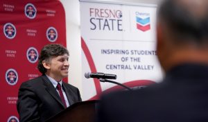 Dr. Alam Hasson is the associate dean of the College of Science and Mathematics at Fresno State, which is one of the areas benefiting from Chevron's continued support. Photo by Cary Edmondson