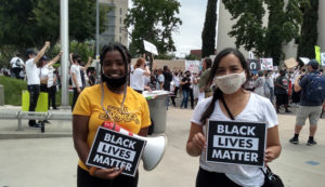 Sociology student Denise Rogers-Heydt (left) and Professor Amber Crowell.