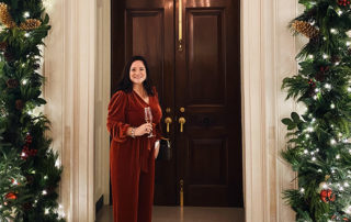 Kimberly Rocca helped decorate the White House for Christmas