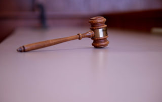 Image of courtroom gavel