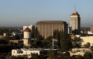 City of Fresno skyline.