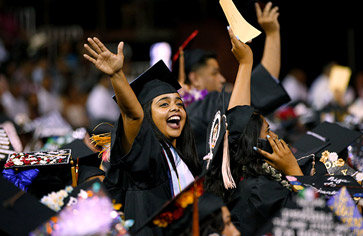 Student at graduation