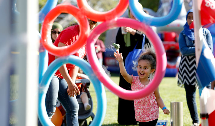 Vintage Days includes games for kids of all ages.