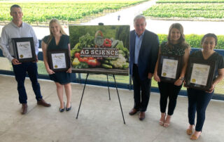 Four Fresno State student were recognized May 5 with area ag scholar awards by 23rd District Assemblyman Jim Patterson