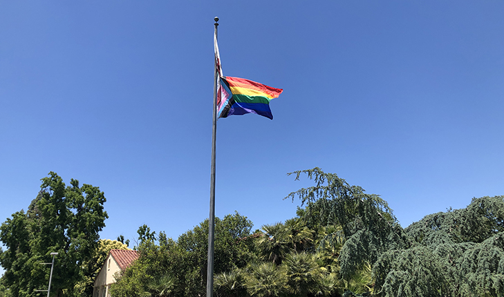 Progress pride flag raised at Fresno State