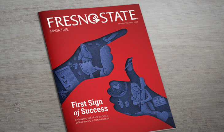 Cover of spring/summer 2022 Fresno State Magazine