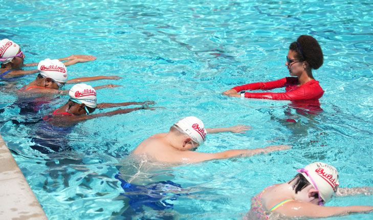 Recent grad Darina Khisiamova, a standout on Fresno State's swimming and diving team, plans to pursue a master's in exercise science. (Photos by Cary Edmondson)