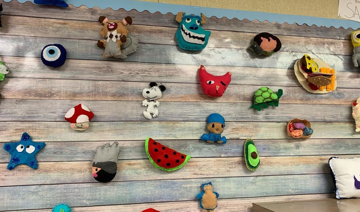 'Ugly dolls' created by Bullard Talent students.