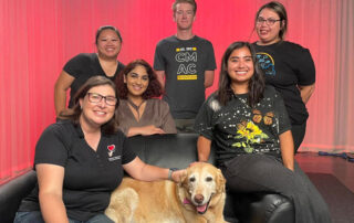 Students from MCJ 199 along with volunteers of The Labrador Retriever Rescue of Fresno.