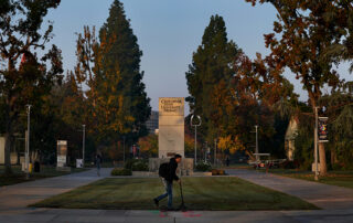 Photo of Fresno State campus.