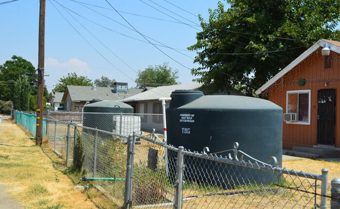 Neighborhood water storage system.