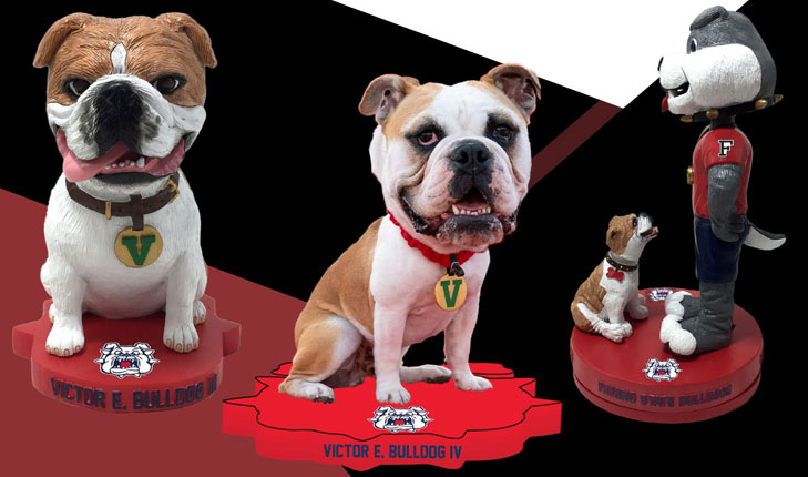 Bulldog bobbleheads