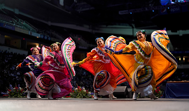 Chicano dancers