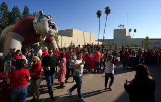 Homecoming festivities outside the Resnick Student Union in 2022.