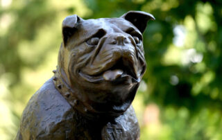 Victor E. Bulldog III Statue