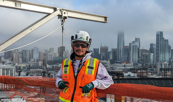 Construction management grad fulfills dream of living in California