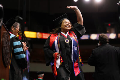 Student at the Graduation