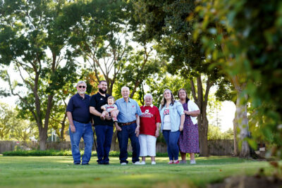 Three generations of Bulldogs