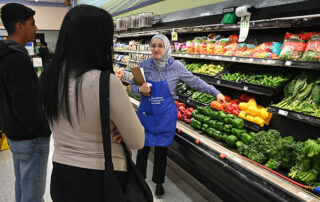 Leena Muhanna in grocery tour