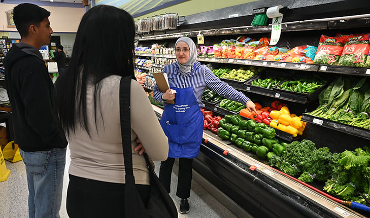 Leena Muhanna in grocery tour