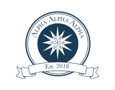 Alpha Alpha Alpha logo.