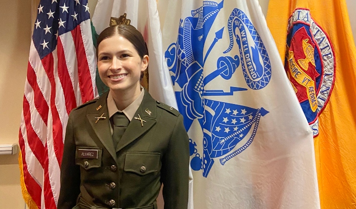 Crystal Alvarez, Army ROTC graduate