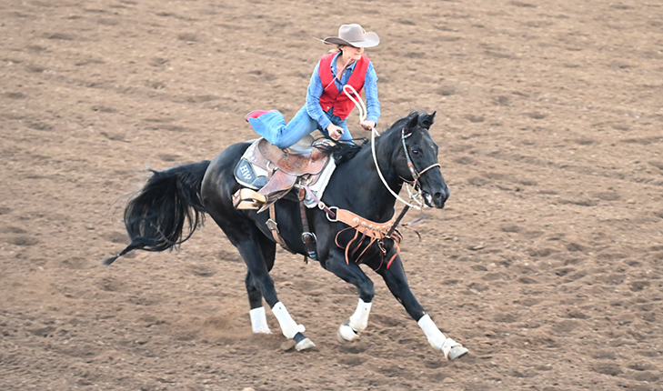 Hailey Wilbur on horse