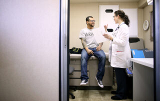 Doctor and patient