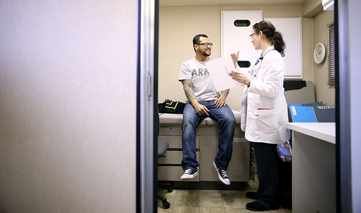 Doctor and patient