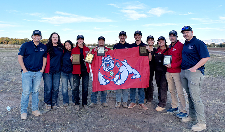 Team photo from soil competition