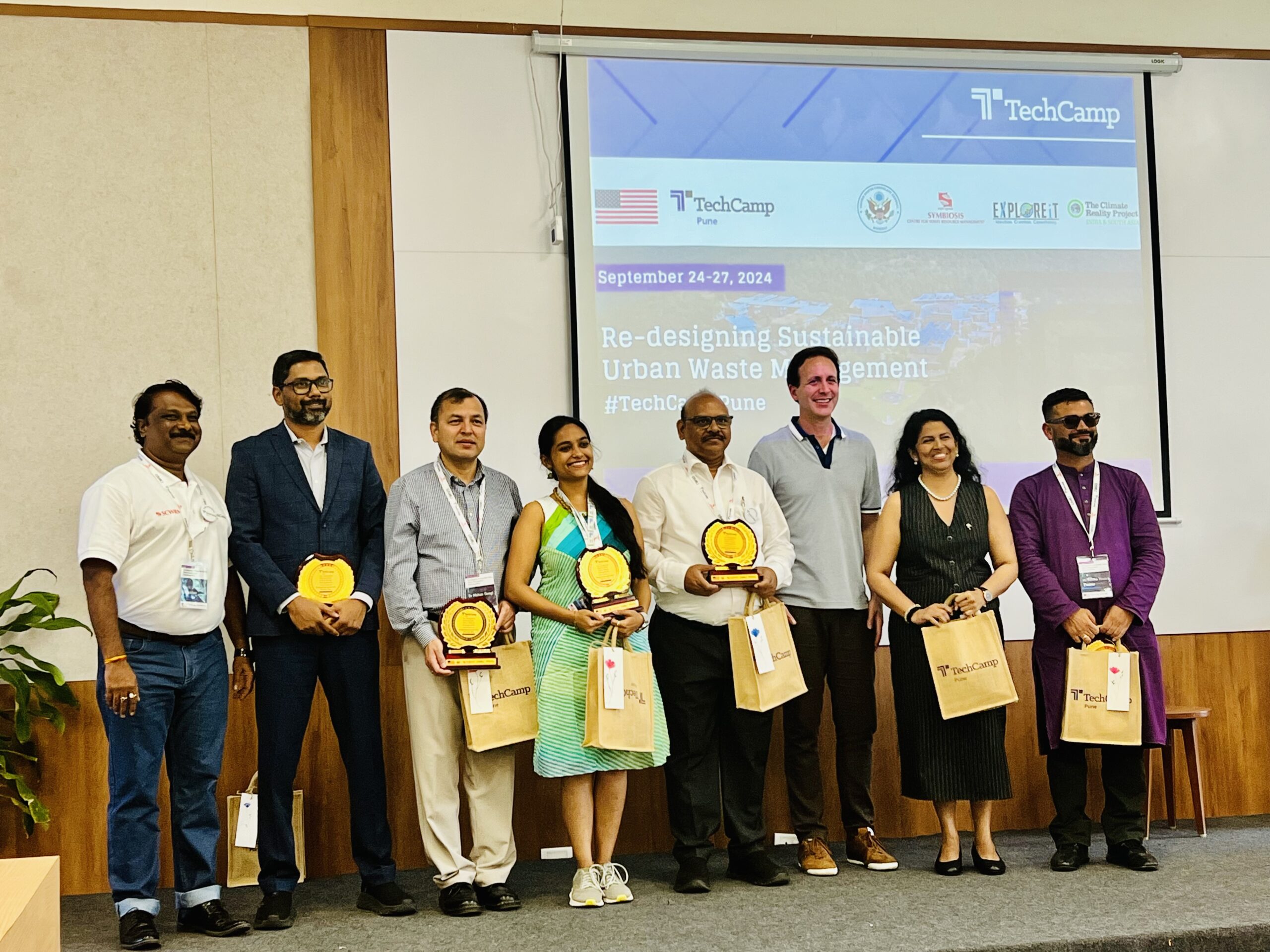 Dr. Mohan Dangi astatine  TechCamp with others