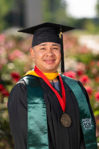 Commencement photo of Mauricio Soriano.