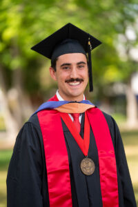 Commencement photo of Cade Berrett.