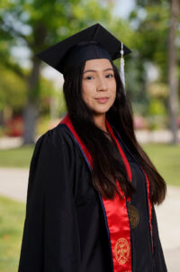 Commencement portrait of Vanessa Gallegos.