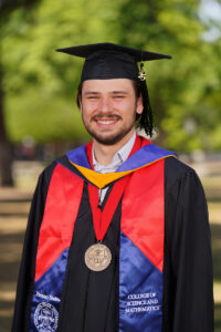 Commencement photo of Joseph White.