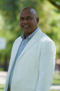 Outdoor portrait of Akhil Kanodia.