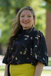 Outdoor portrait of Dr. Chelsey Juarez.